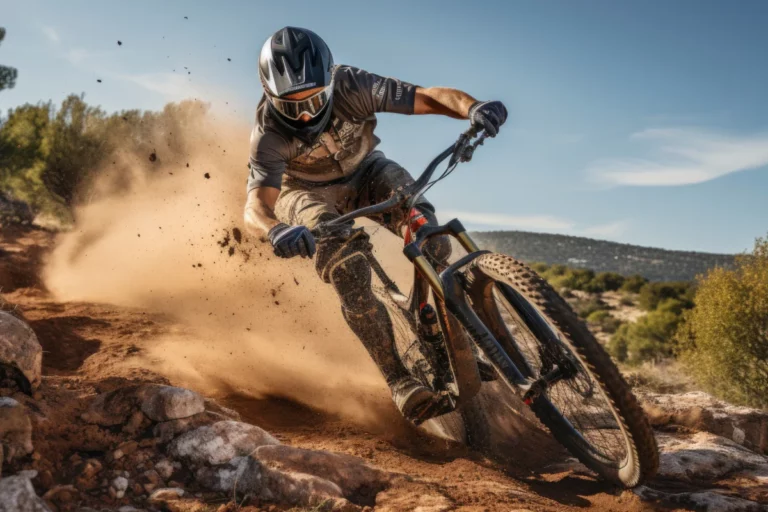image of bike in extreme conditions